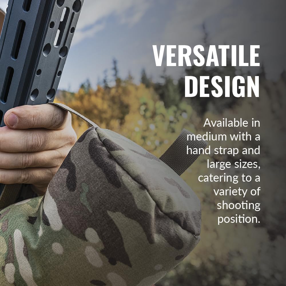 MDT Medium Canister supports kneeling positions on the range.