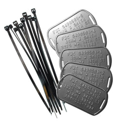 MYDOGTAG FWC crab trap tag - front view with serialization