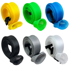 Meanhoo 6 Pcs Rod Sleeves on a fishing rod
