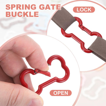 MECCANIXITY bone shape keyclip sky blue keeps water bottles within reach.
