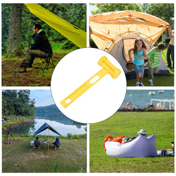MECCANIXITY camping hammer sturdy design supports tent setup
