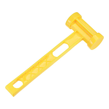 MECCANIXITY camping hammer yellow front view for fast stake setup