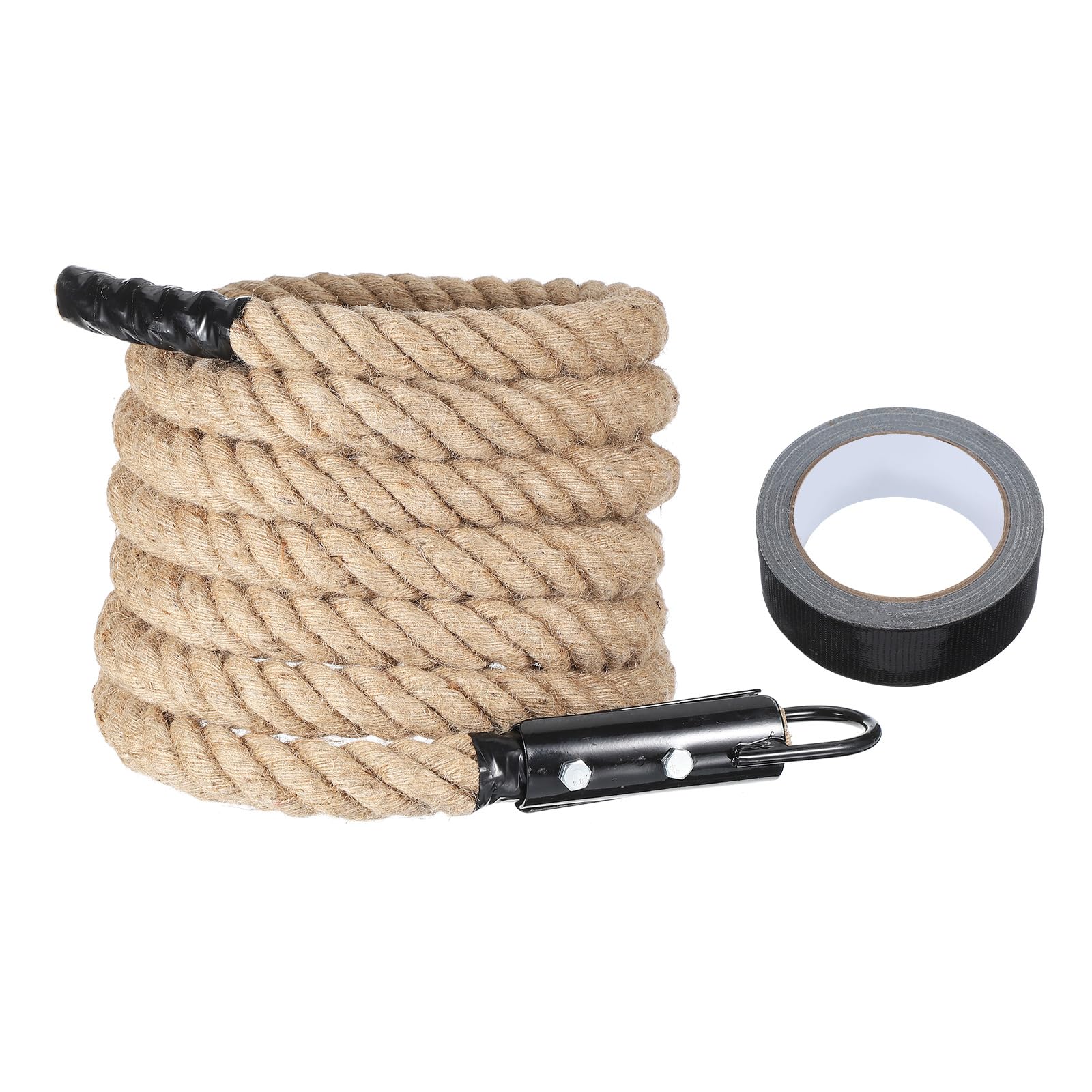 MECCANIXITY climbing rope 20ft in action for full-body cardio training