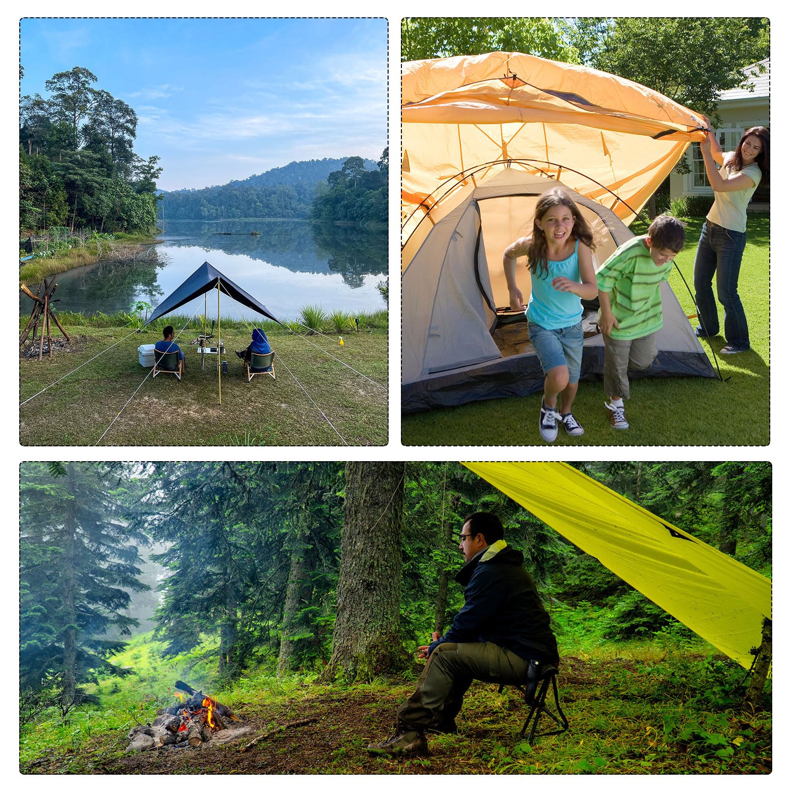 MECCANIXITY six-pack tensioners for versatile camping use.