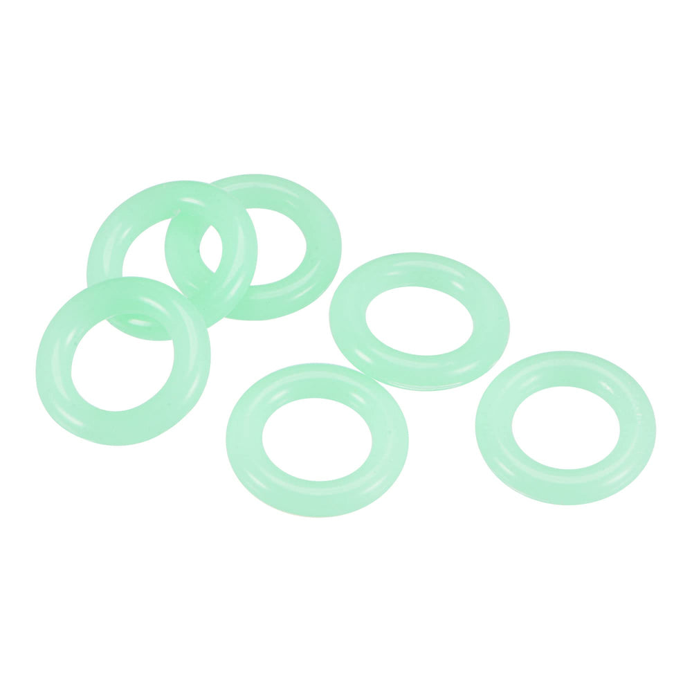 MECCANIXITY tent stake rings glow green for safer campsite visibility at night