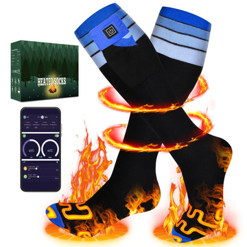Mecmic heated socks with app control for on-the-go warmth.