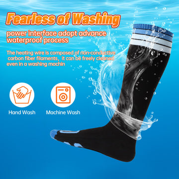 Mecmic heated socks for hunting and outdoor activities.