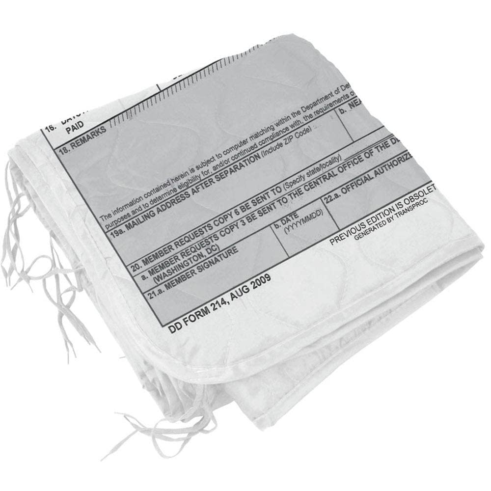Medals of America DD214 Woobie Blanket lightweight yet durable for field use