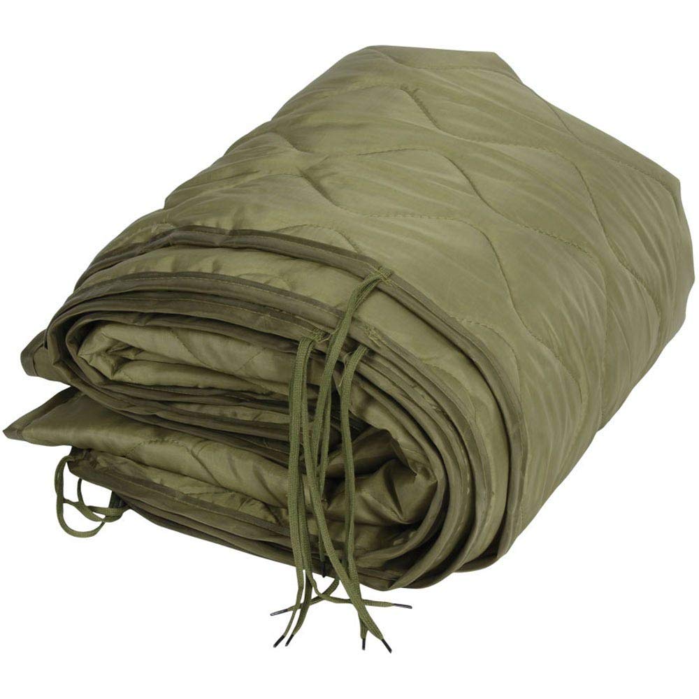 Medals of America woobie blanket OD green worn — reliable warmth in cold-weather hunts.