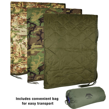 Medals of America OD-green poncho — practical hunting camp companion.