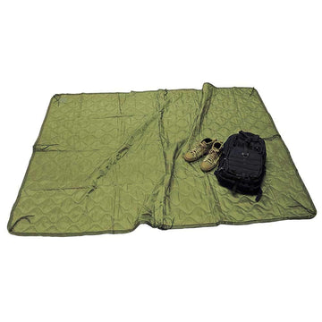 Medals of America woobie OD-green wind protection — emergency warmth on hikes.