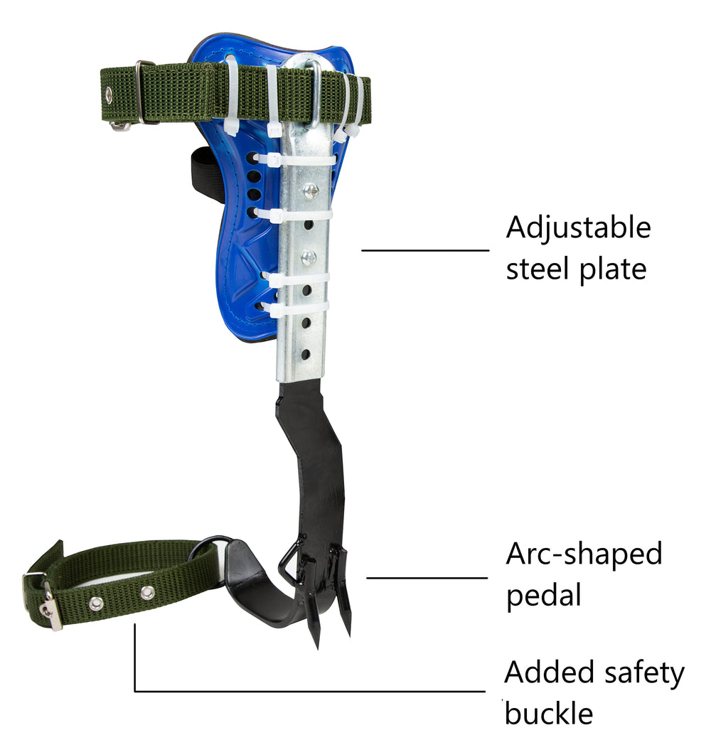 Medduw arc-shaped non-slip pedal improves comfort and control.