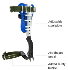 Medduw arc-shaped non-slip pedal improves comfort and control.
