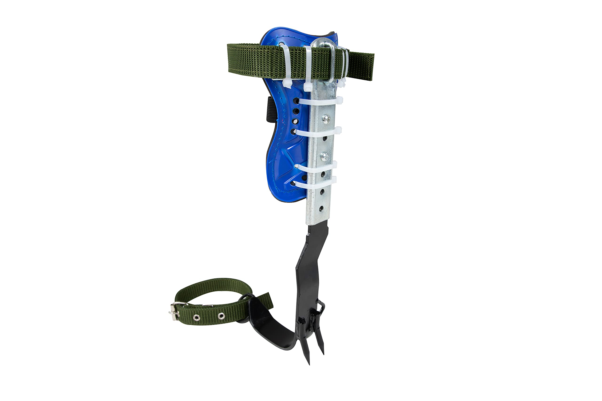 Medduw safety belt with hook offers secure anchoring during fruit picking.