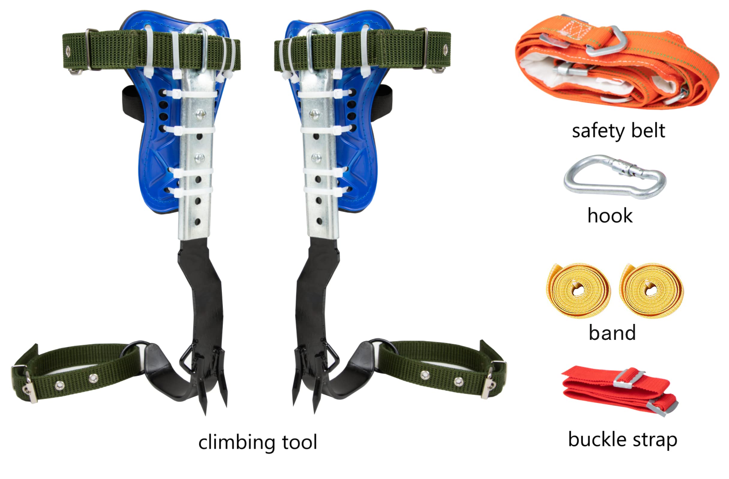 Medduw stainless steel tree climbing nails resist rust for lasting performance.