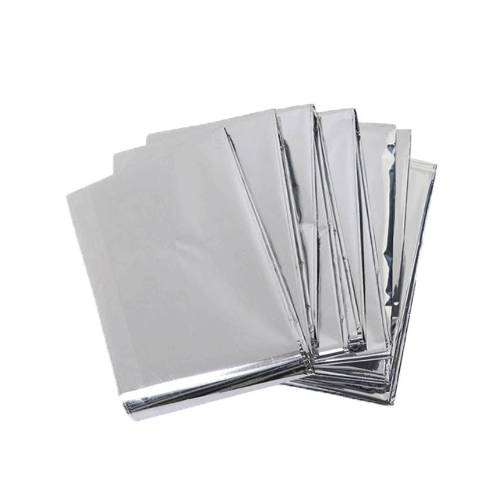 Medical Sales Supply emergency blanket packs neatly for quick access in bags or kits.