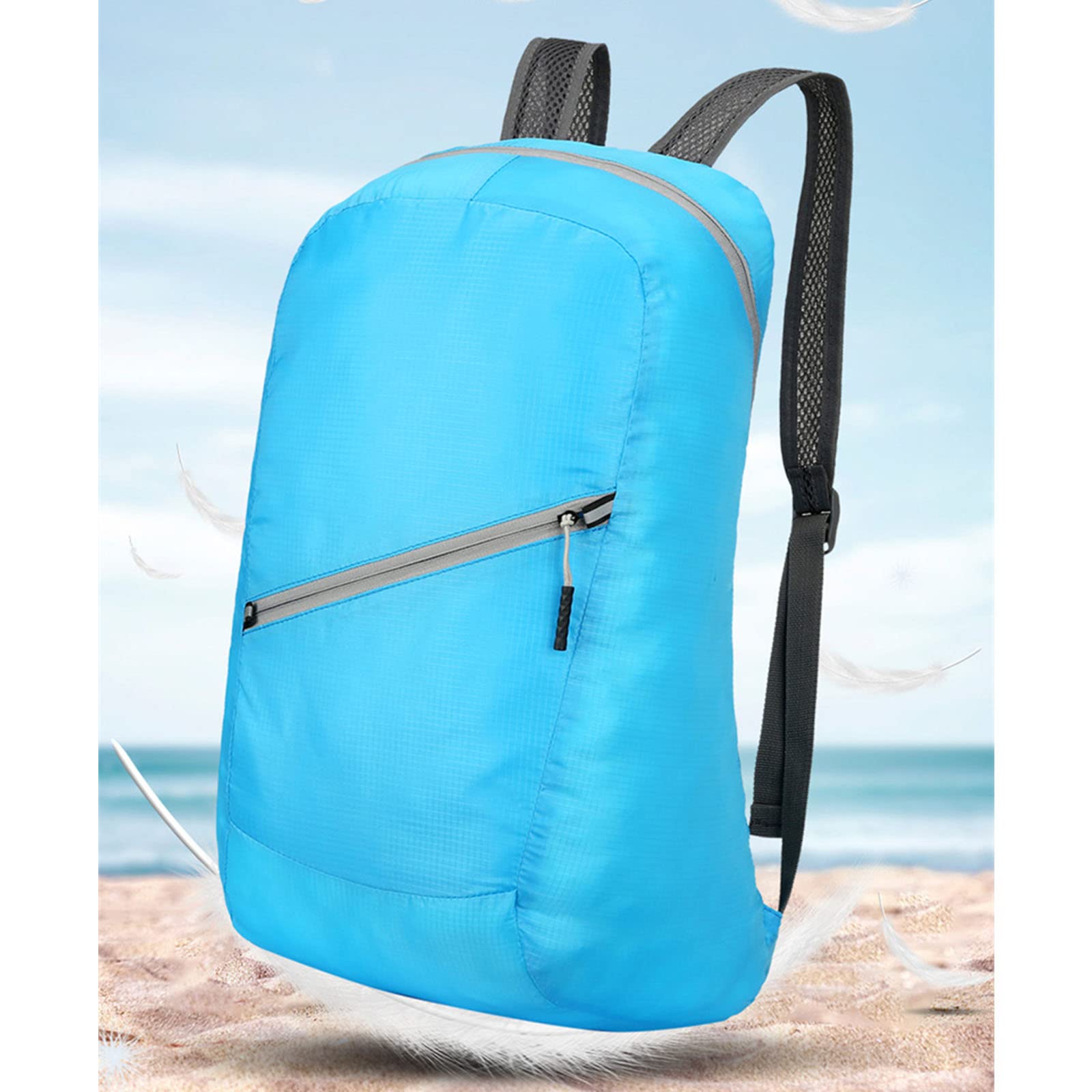 MEELYHOME backpack with breathable shoulder straps for comfortable wear.