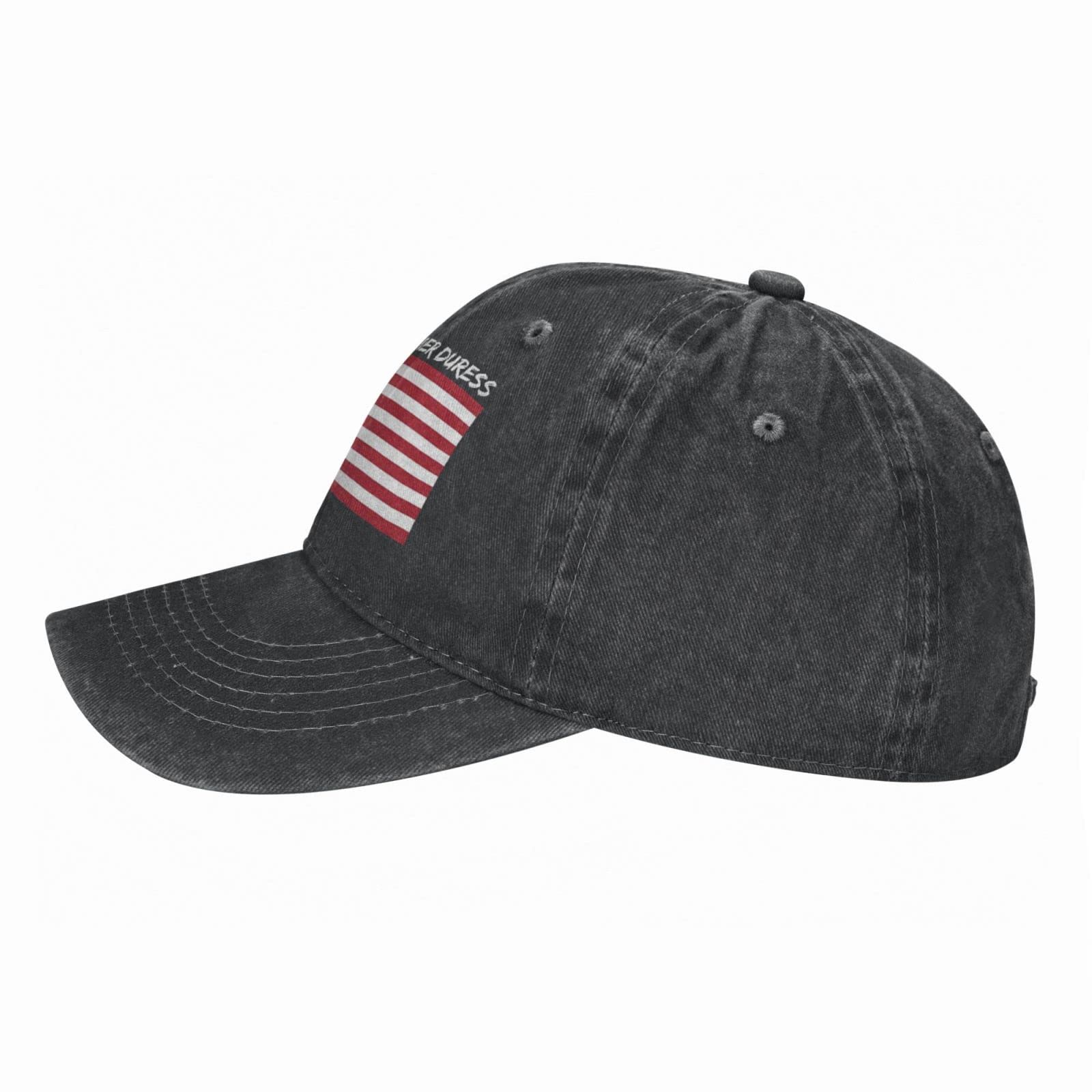 Meena Black Dad Hat close-up highlighting washed polyester texture