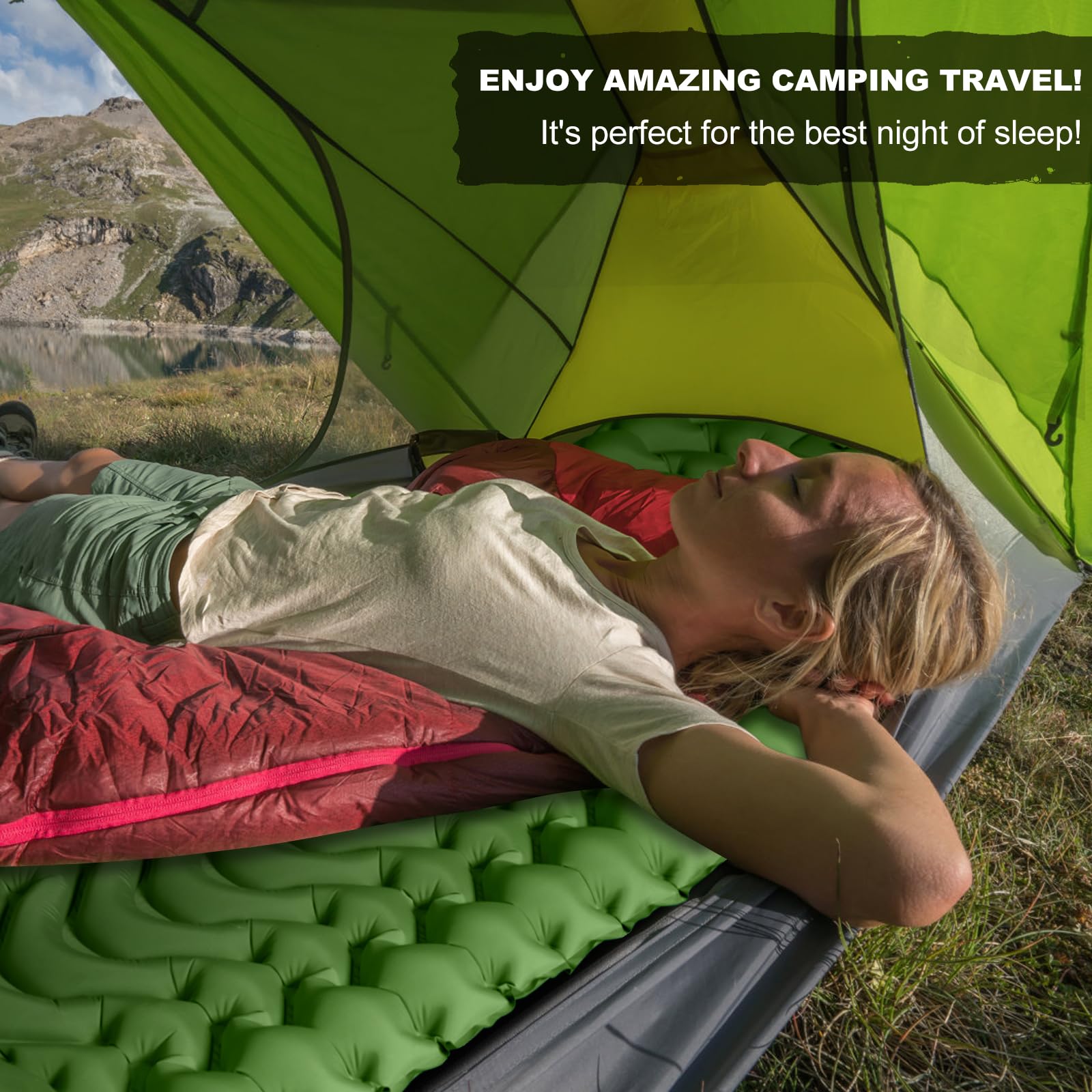 MEETPEAK compact kit includes pad, carry bag and repair kits for quick travel readiness