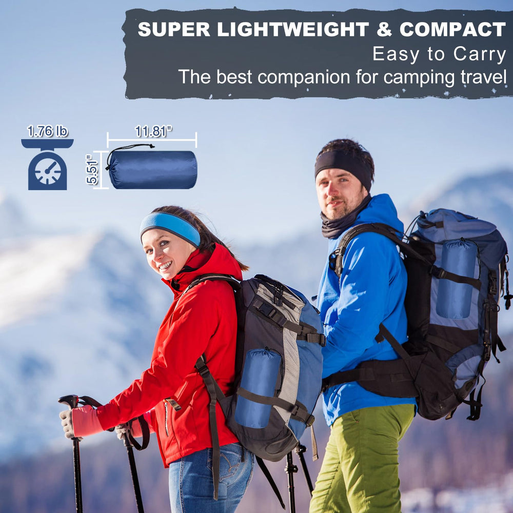 MEETPEAK Sleeping Pad double-bed feature enables shared sleeping setups.