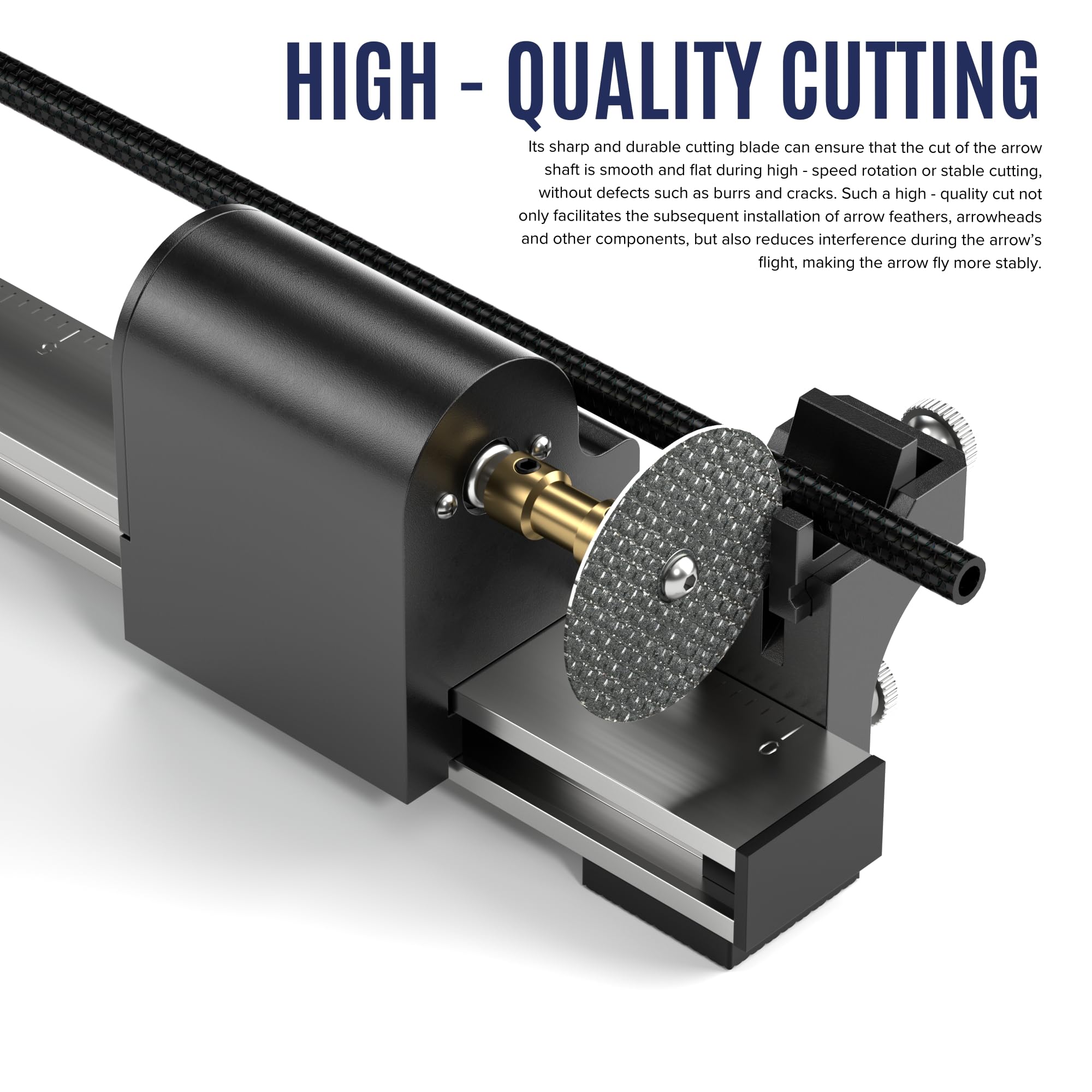 Mefape Arrow Saw dust cover in use for cleaner operation.