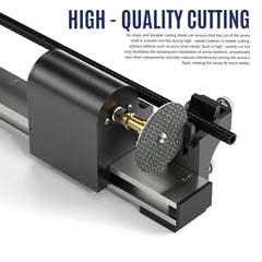 Mefape Arrow Saw dust cover in use for cleaner operation.