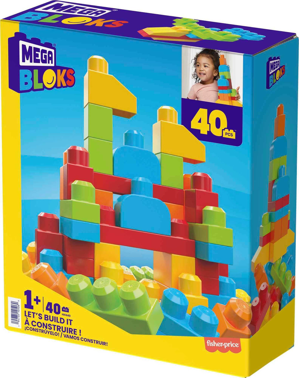 Mega Bloks Let's Build! Imaginative play sparks creative stories and everyday problem solving.