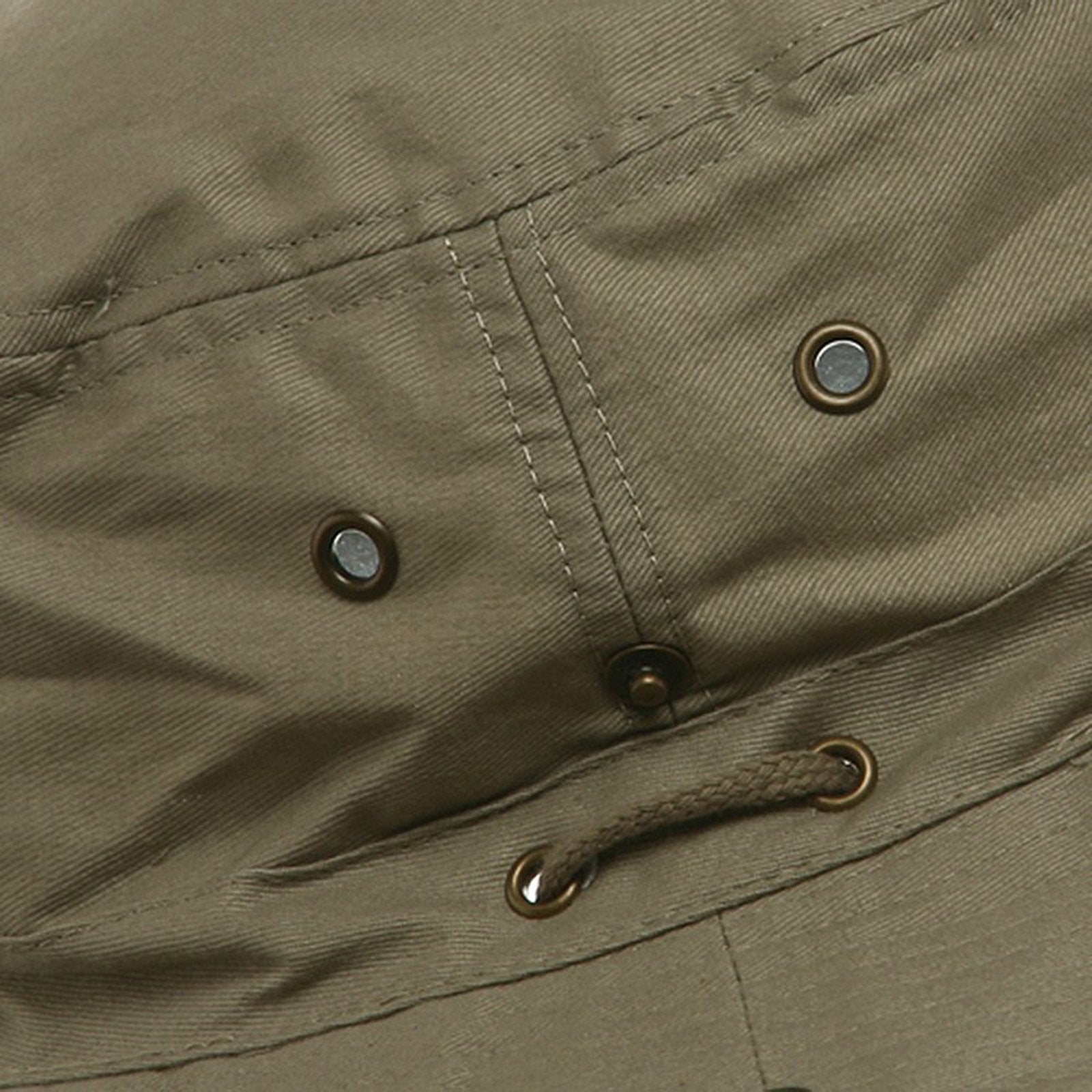 Mega Cap Fishing Hat brim detail and durable brushed twill for everyday wear.