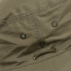 Mega Cap Fishing Hat brim detail and durable brushed twill for everyday wear.