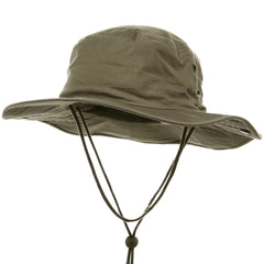 Mega Cap Fishing Hat side view showing side snaps for a secure, adjustable fit.