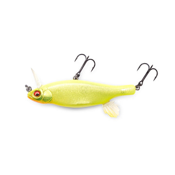 Megabass Anthrax SP-C GLX Double Chart action creates a bold surface wake.