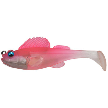 Megabass Dark Sleeper front view highlights the hidden top hook for stealthy bites.