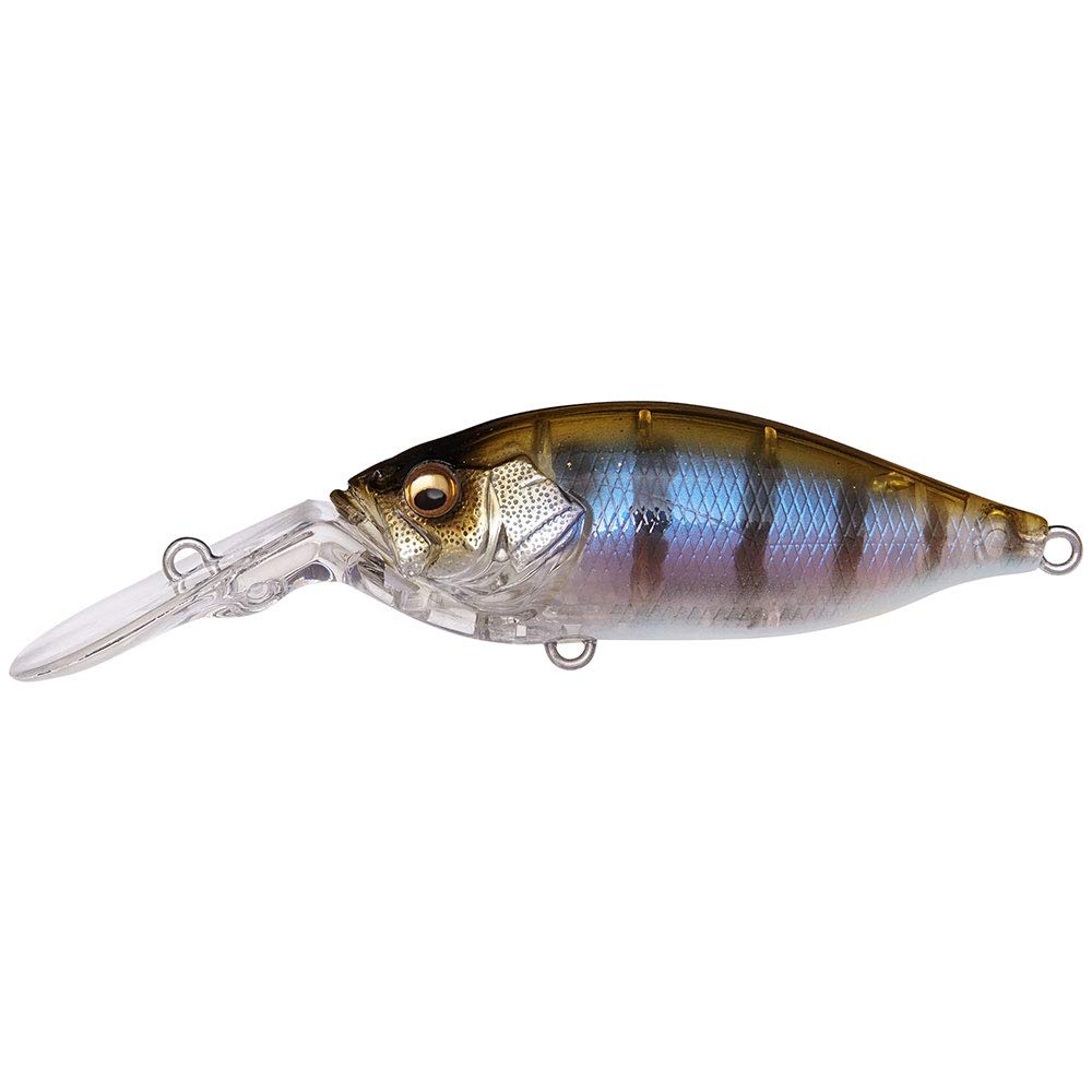 Megabass Deep-X 100 LBO Gilukko front view shows compact diving profile for precise casts.