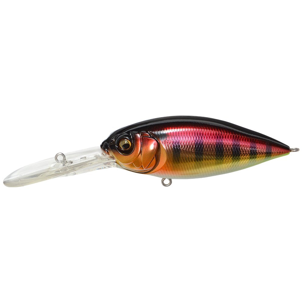 Megabass Deep-X300 M End front view shows deep-diving crankbait design for long casts