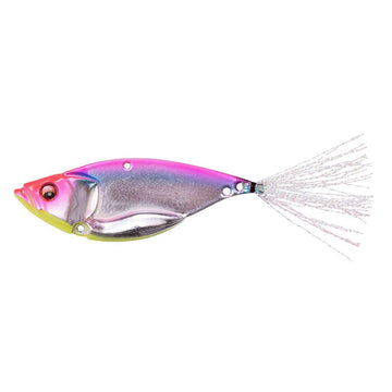 Megabass Dyna Response lure front view showing a slim 0.6mm plate for crisp action.