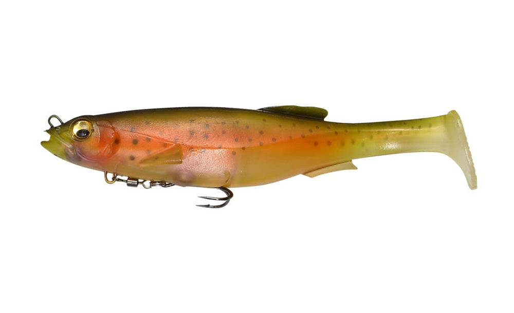 Megabass Freestyle Magdraft harness-free profile for customizable rig choices.