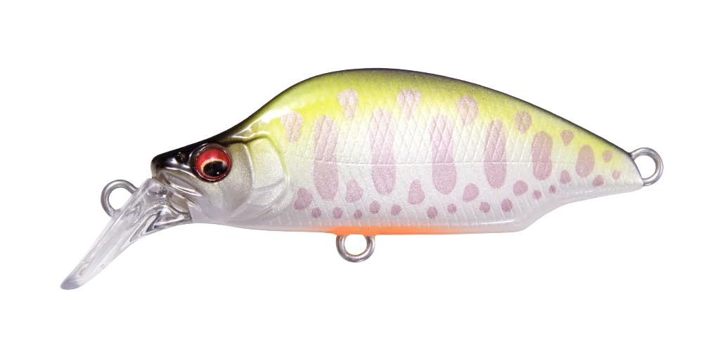 Megabass GH44 BAT A Fry Pearl Yamame lure with pearl finish for deep-water angling success