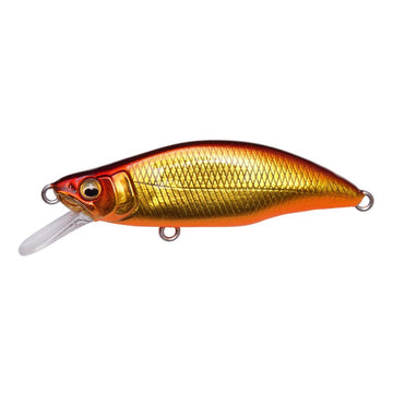 Megabass GH46 Humpback front view showcases fast sinking action for trout fishing.