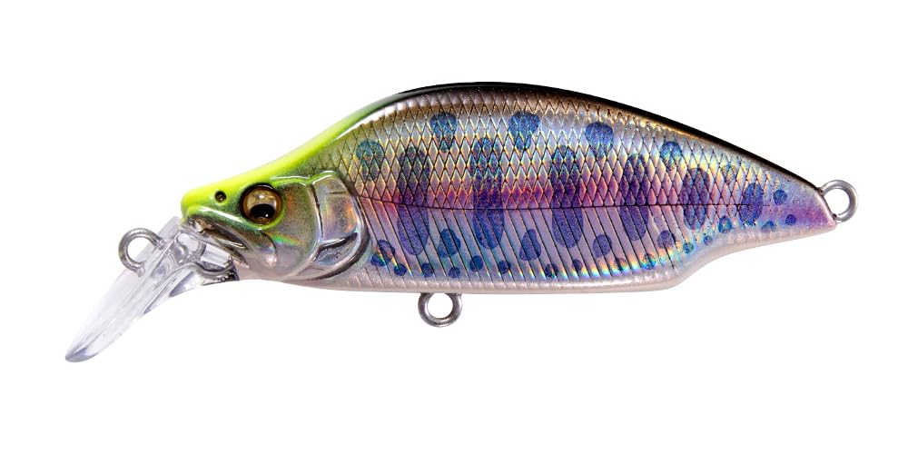 Megabass GH52 Bat A Fly Yamame lure shown with rapid sinking for deep-water targeting