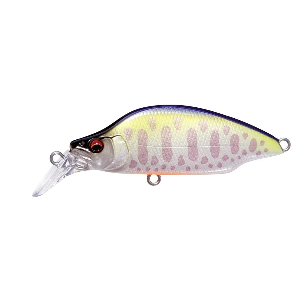 Megabass GH52 Bat-A-Fry front view showing fast sinking action for targeted trout depths
