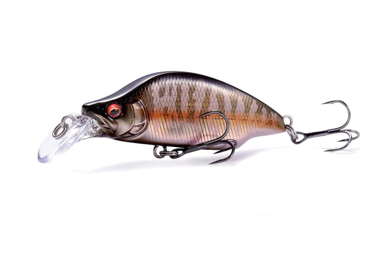 Megabass GH52 BAT A Fry LZ Autumn Halation front view for aggressive lure action