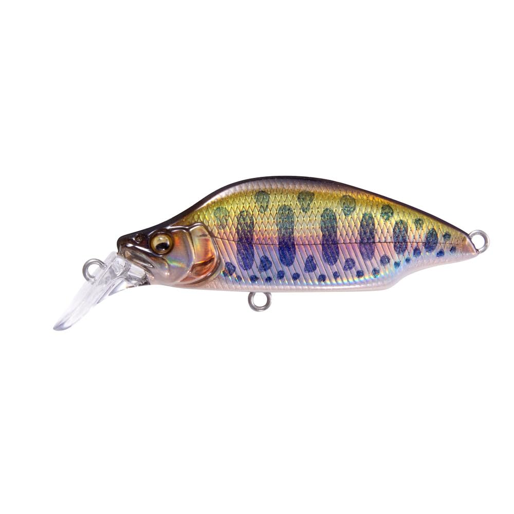 Megabass GH52 BAT A Fry LZ Shiny Kamura Yamame lure front view for deep-water casting success