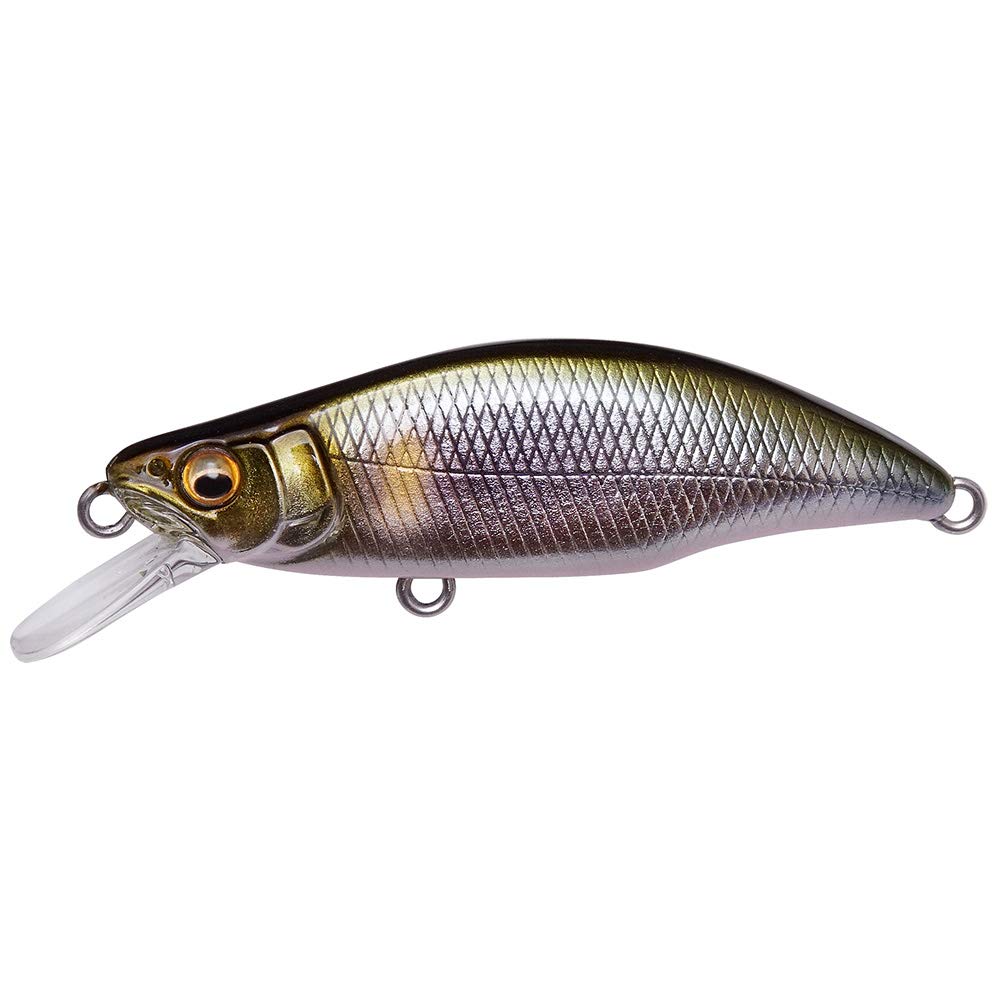 Megabass GH64 Humpback Ayu lure in flight enhances casting distance.