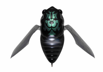 Megabass Grand Siglett 03 Min Min Zemi lure emits cicada-like sounds for slow-fishing intrigue