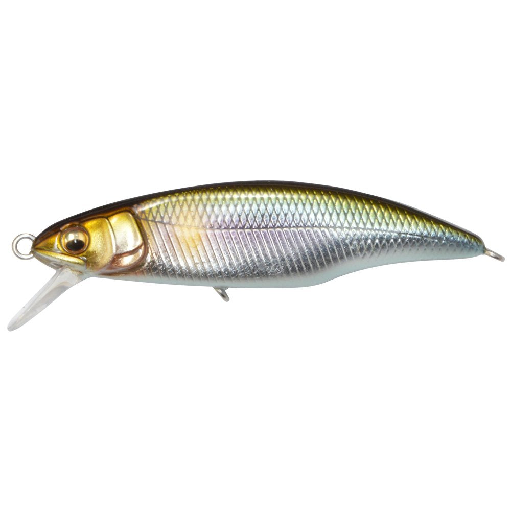 Megabass Great Hunting 50 FlatSide Ayu profile for quick depth control and precise casting