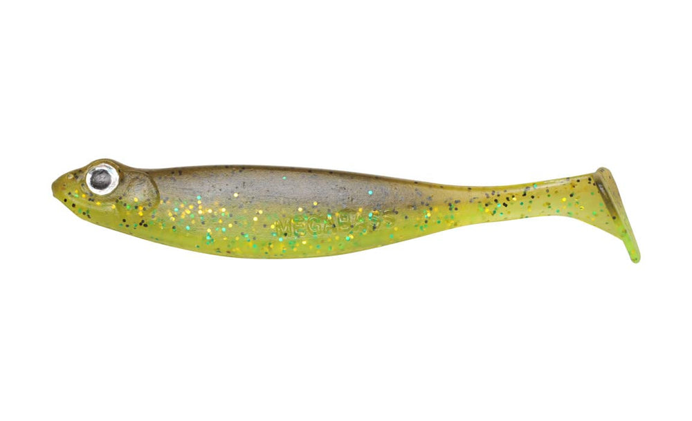 Megabass Hazedong Shad 4.2" drop shot setup excels in finesse scenarios