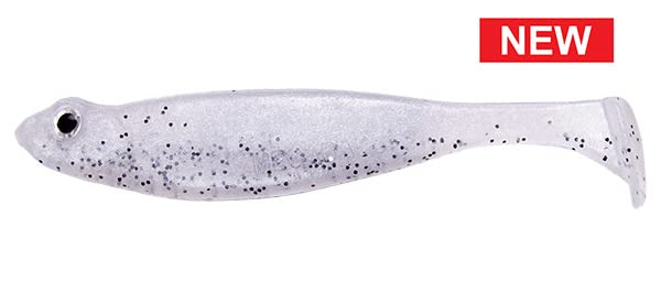 Megabass Hazedong Shad 4.2" Green Pumpkin Shad with natural profile