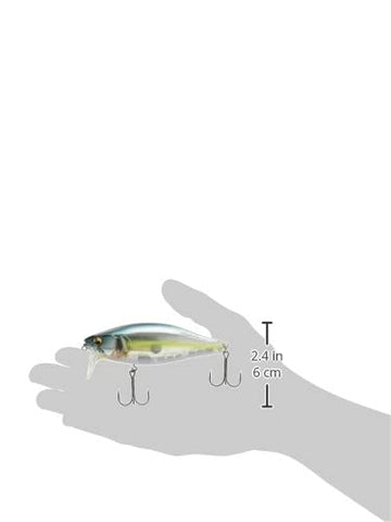 Megabass I-Jack HT Lure in action depicting wake and vibrations to call fish.