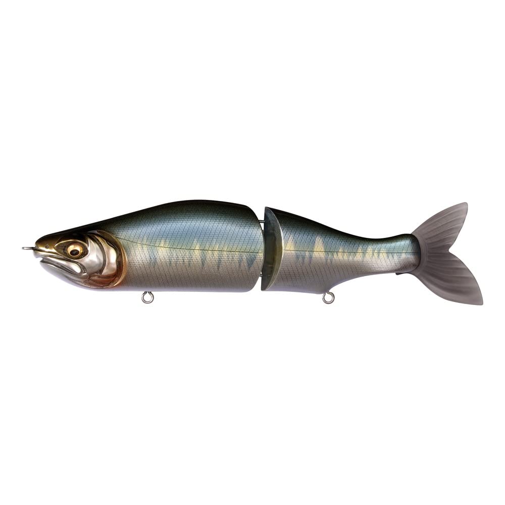 Megabass i-Slide 187 R floating in Japanese Silver Lotus finish for stable action.