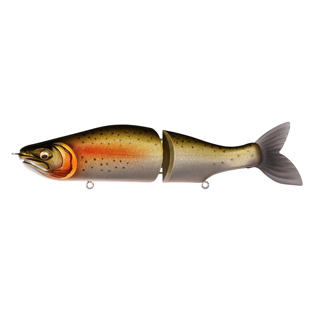 Megabass i-Slide 187 R Floating Rainbow front view highlights stable action for river fishing